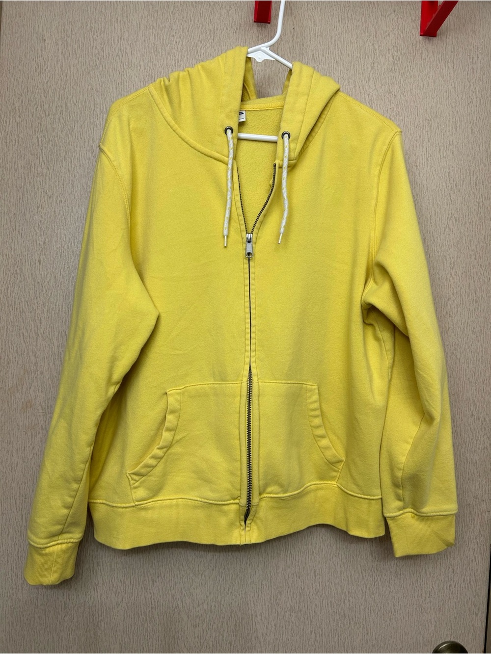 Old Navy - Yellow Zip Up Hoodie - Size XL